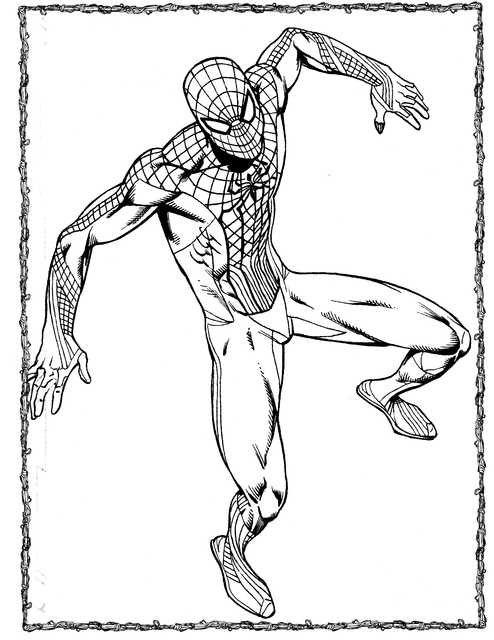 99+ Spider Man Halloween Coloring Pages 38