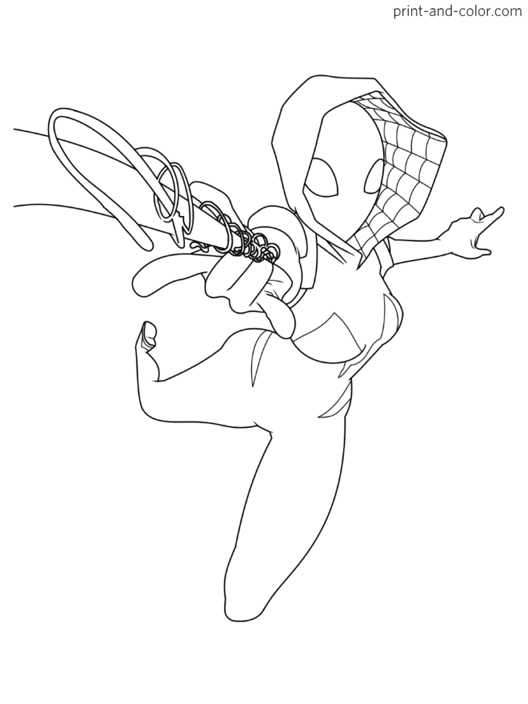 99+ Spider Man Halloween Coloring Pages 40