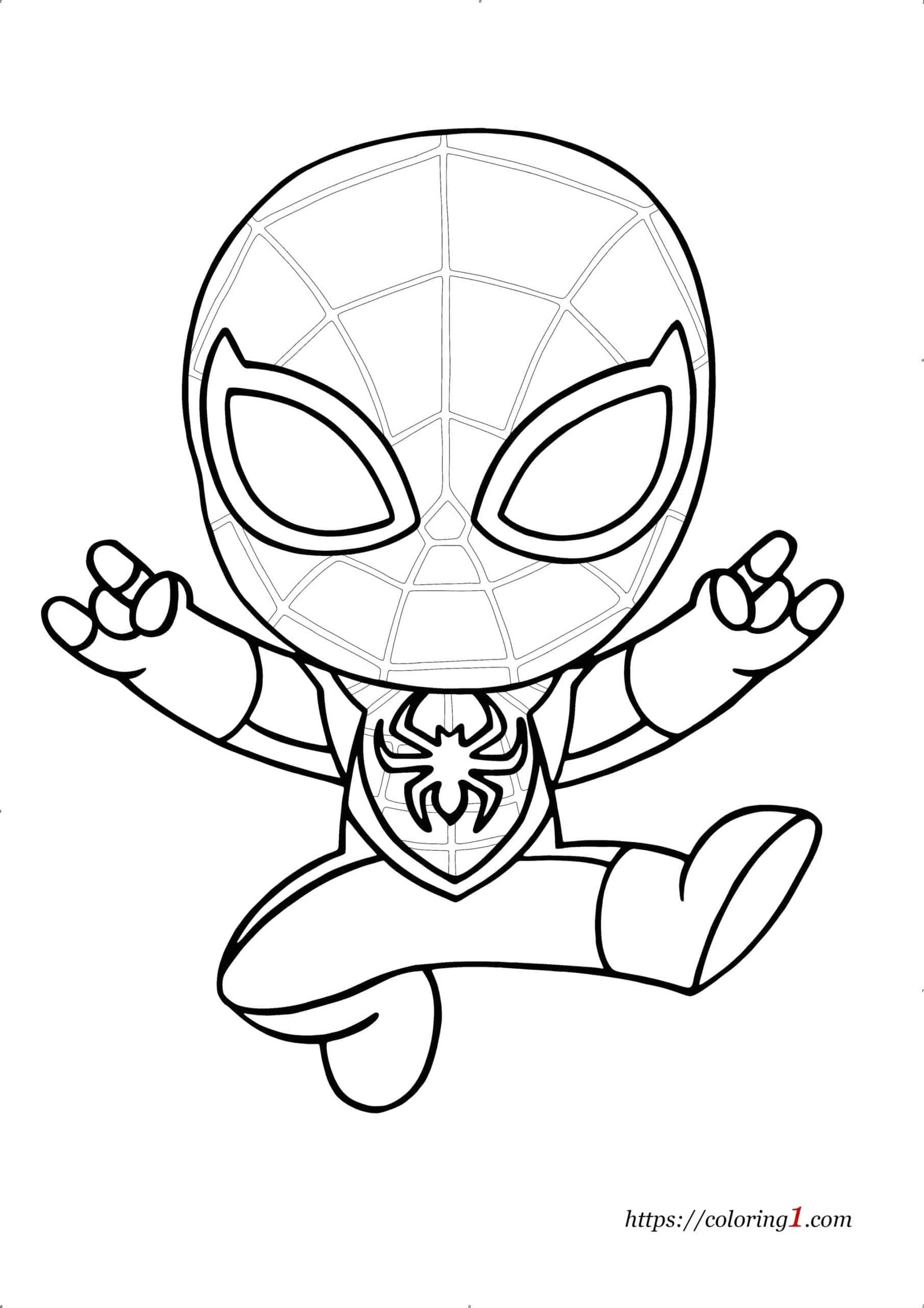 99+ Spider Man Halloween Coloring Pages 44