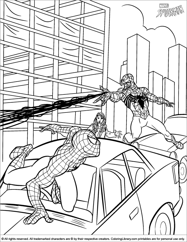 99+ Spider Man Halloween Coloring Pages 47