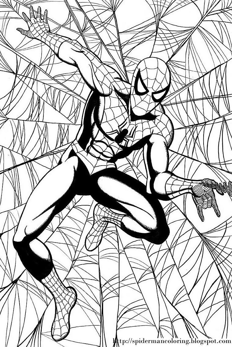 99+ Spider Man Halloween Coloring Pages 50