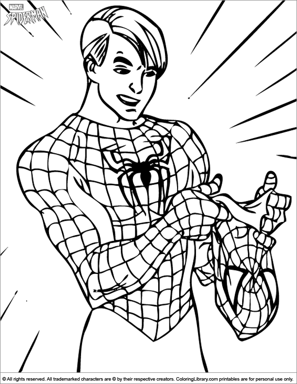 99+ Spider Man Halloween Coloring Pages 52