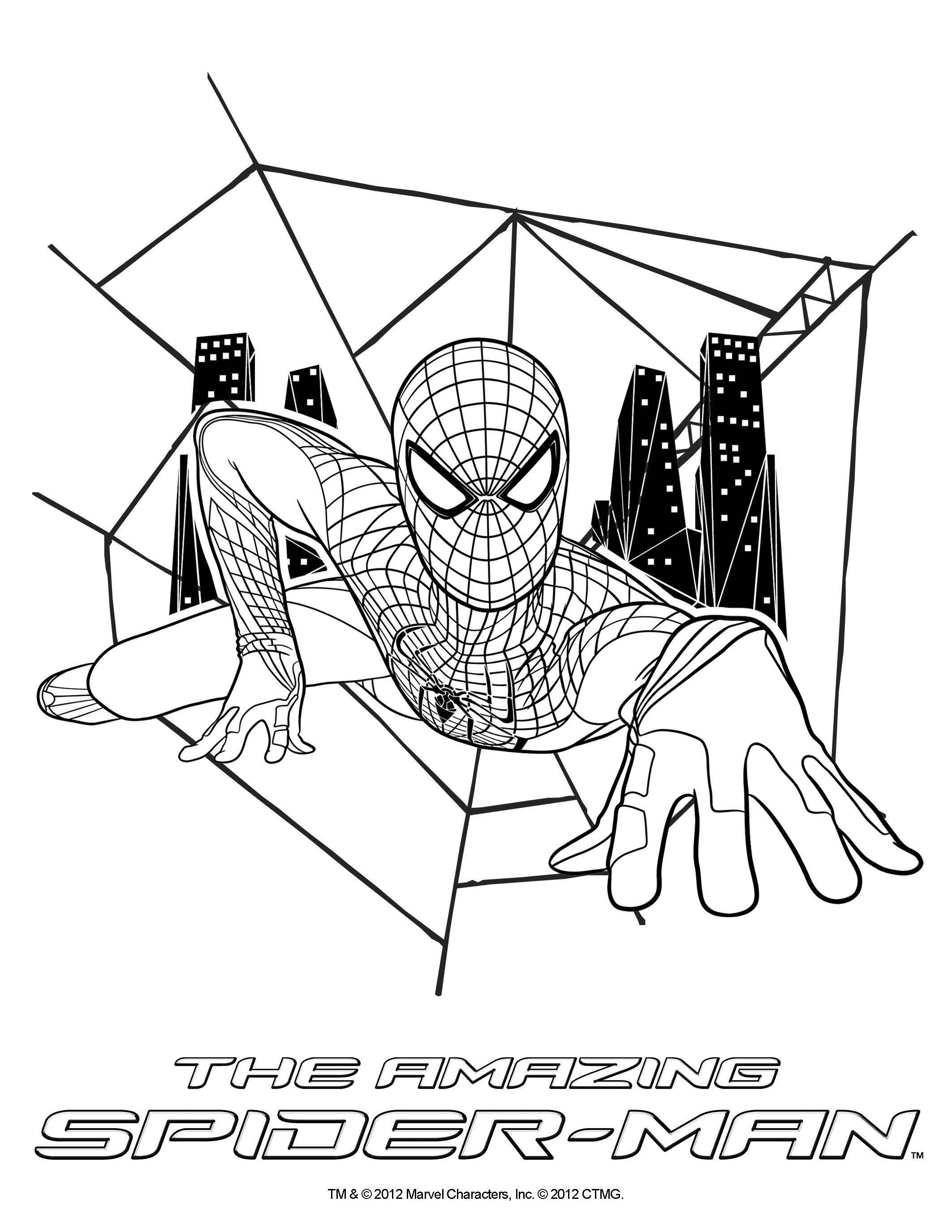 99+ Spider Man Halloween Coloring Pages 54