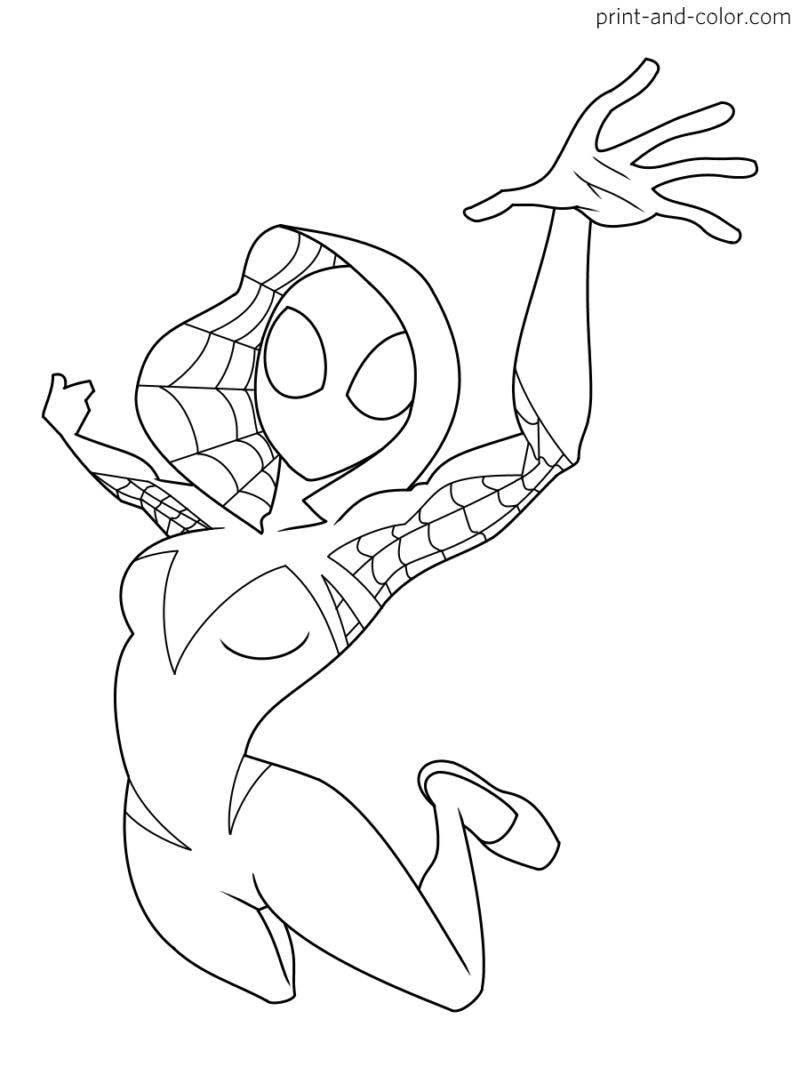 99+ Spider Man Halloween Coloring Pages 59