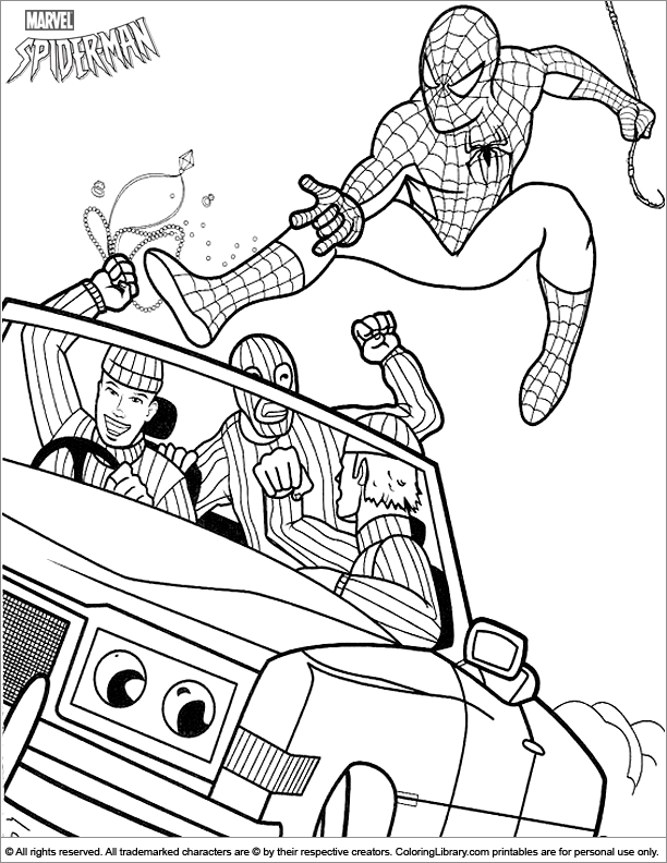 99+ Spider Man Halloween Coloring Pages 63