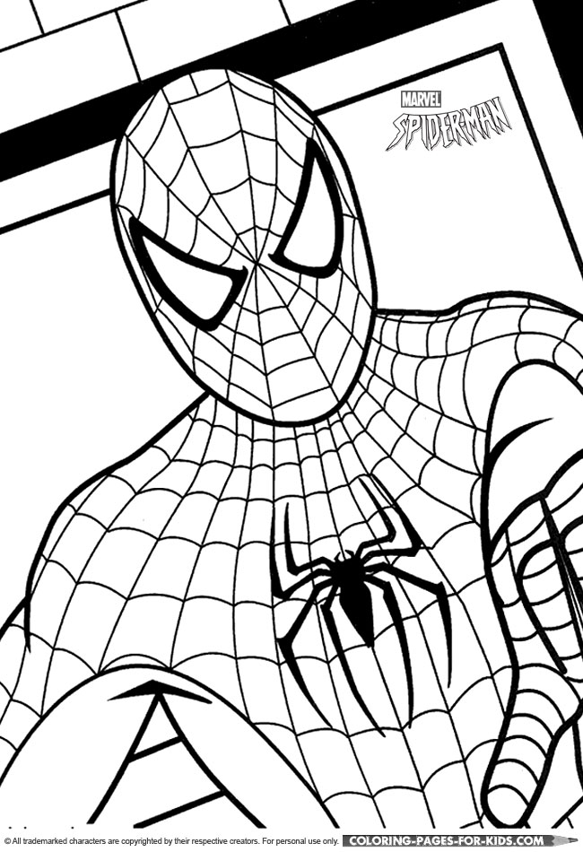 99+ Spider Man Halloween Coloring Pages 67