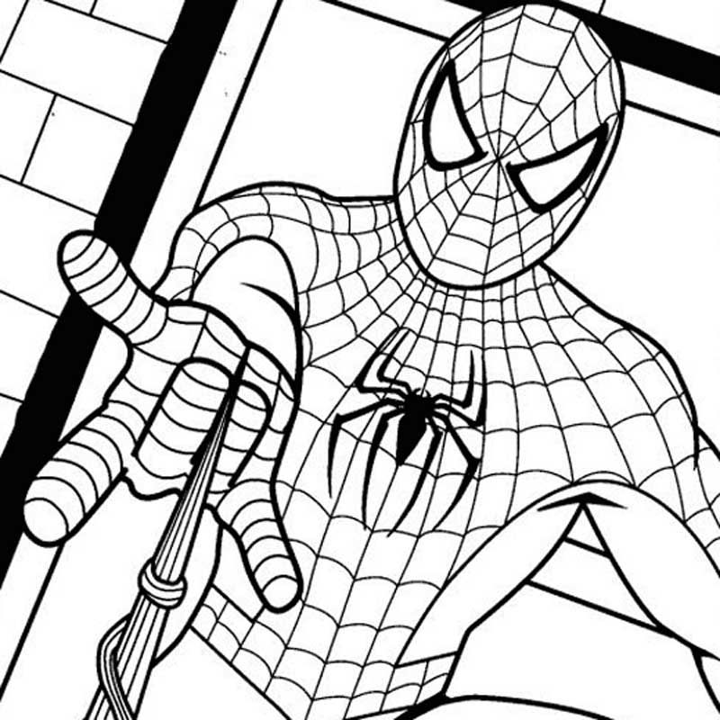 99+ Spider Man Halloween Coloring Pages 68