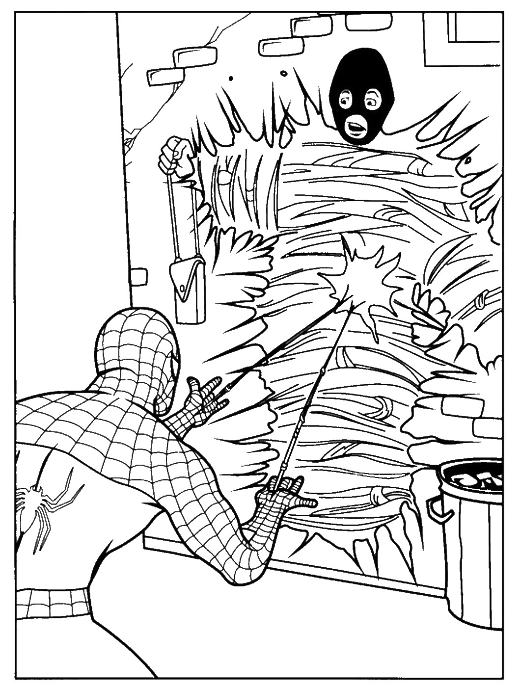 99+ Spider Man Halloween Coloring Pages 73