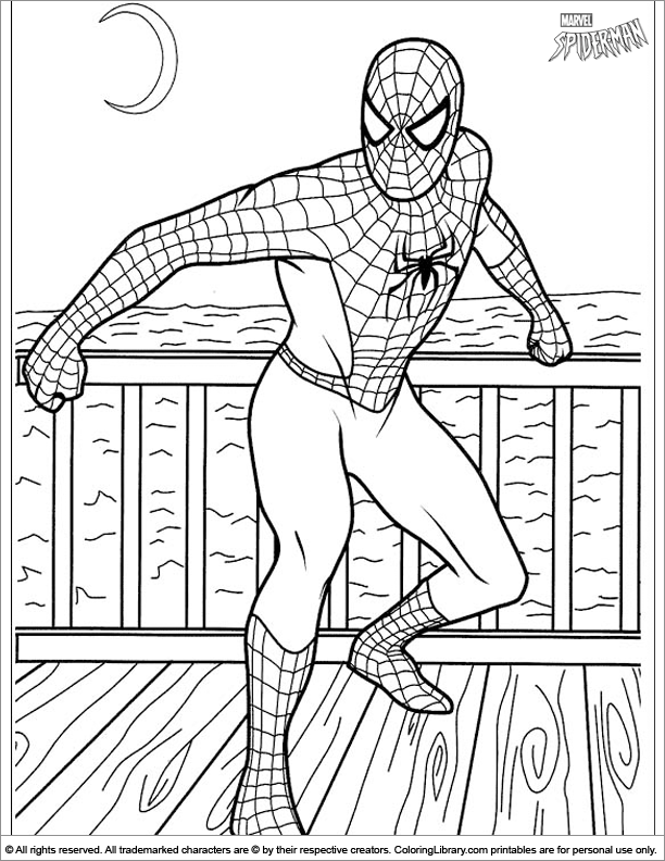 99+ Spider Man Halloween Coloring Pages 77