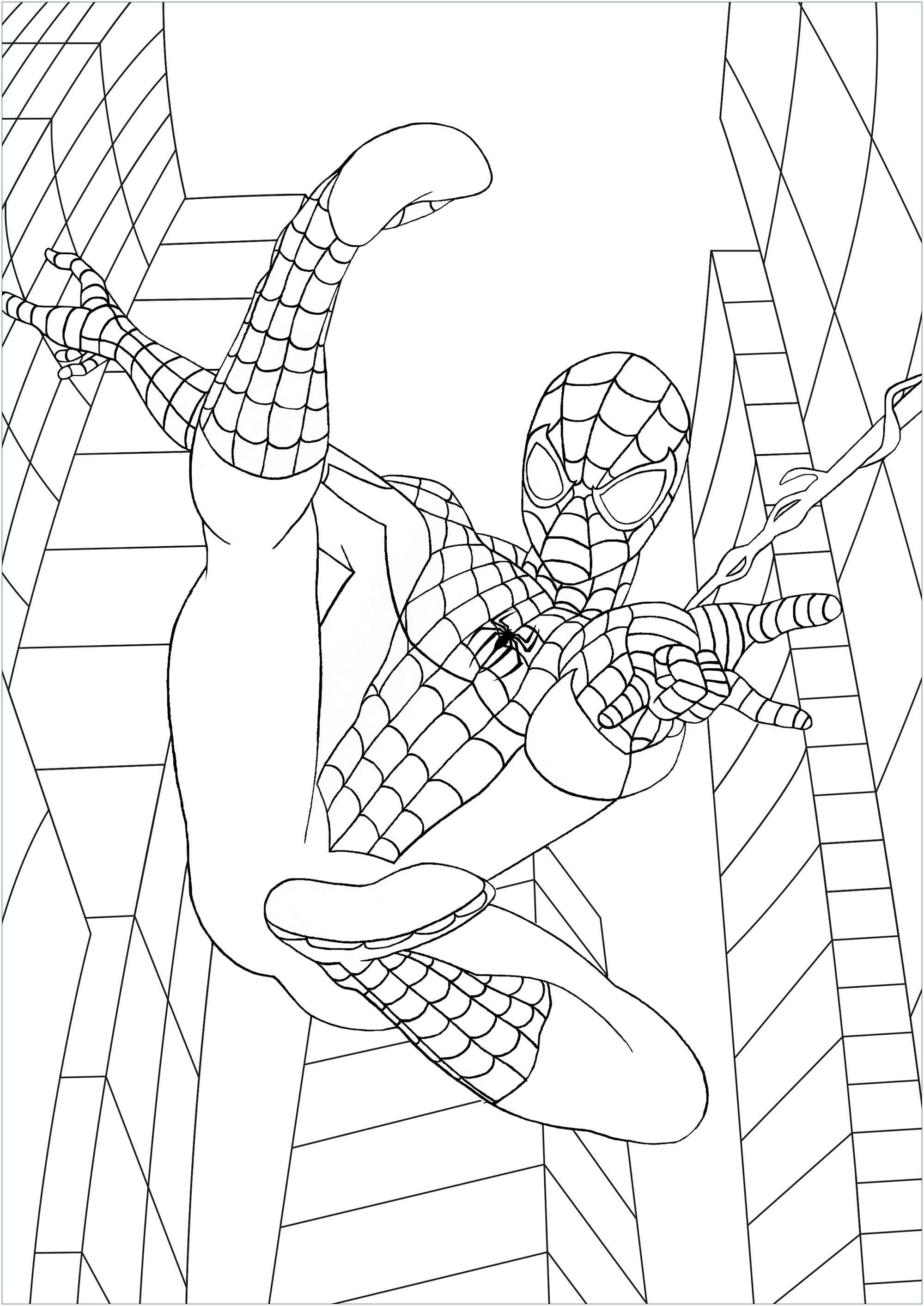 99+ Spider Man Halloween Coloring Pages 82