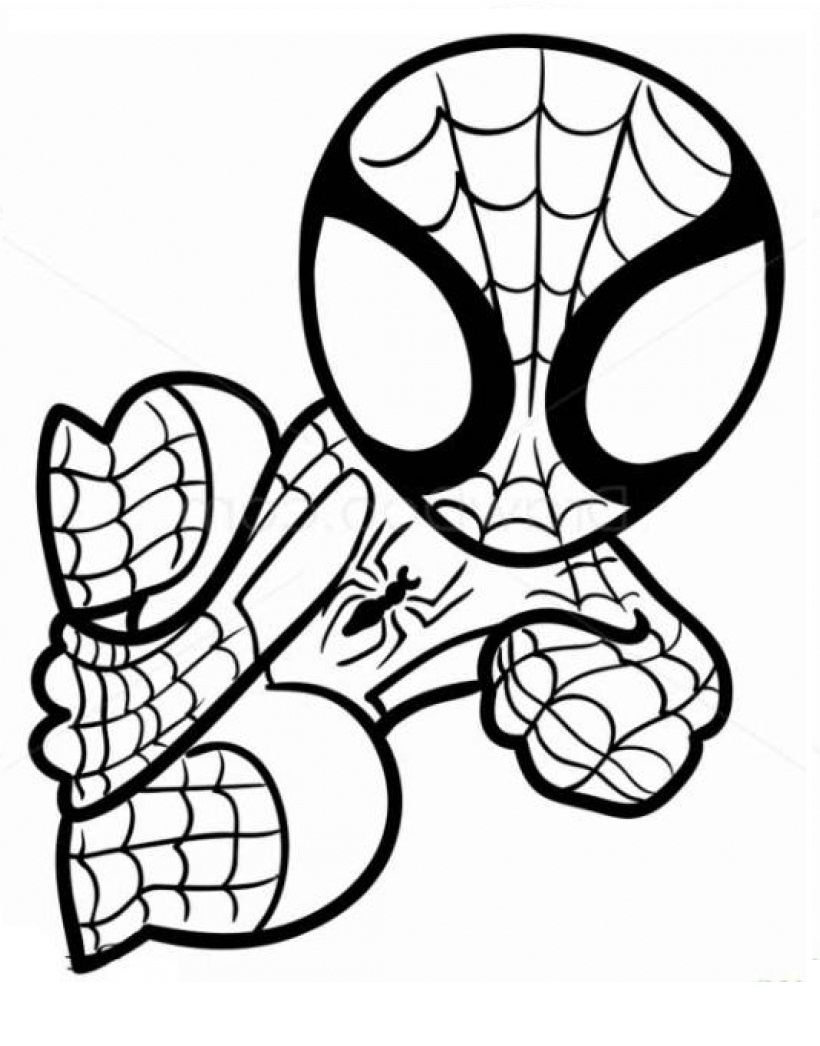 99+ Spider Man Halloween Coloring Pages 87