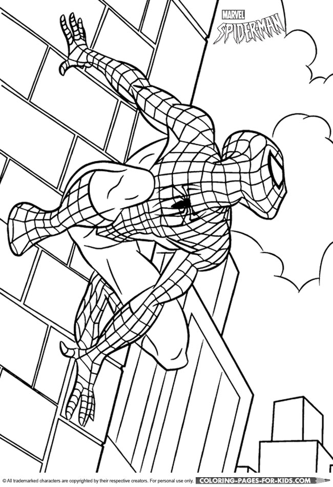 99+ Spider Man Halloween Coloring Pages 88