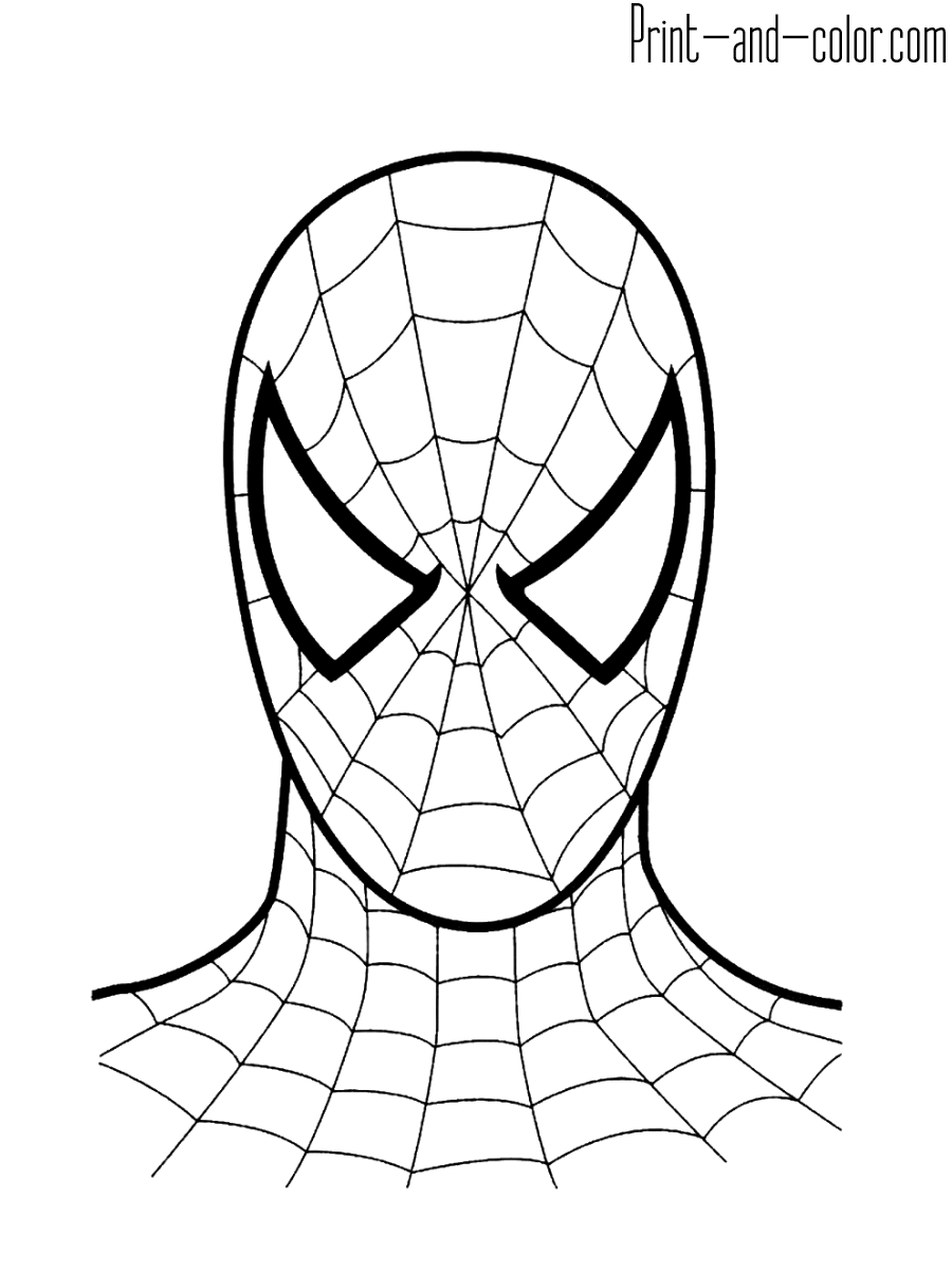 99+ Spider Man Halloween Coloring Pages 93