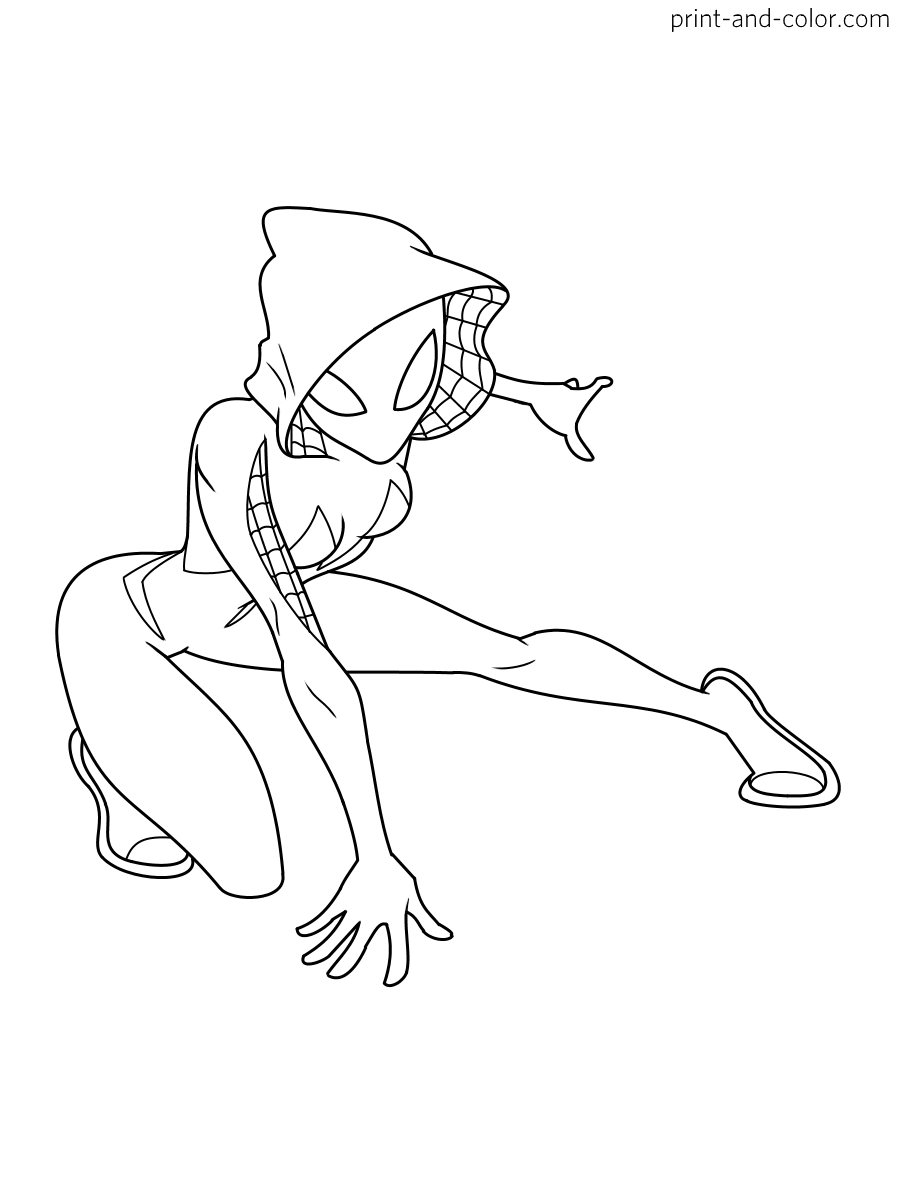 99+ Spider Man Halloween Coloring Pages 95