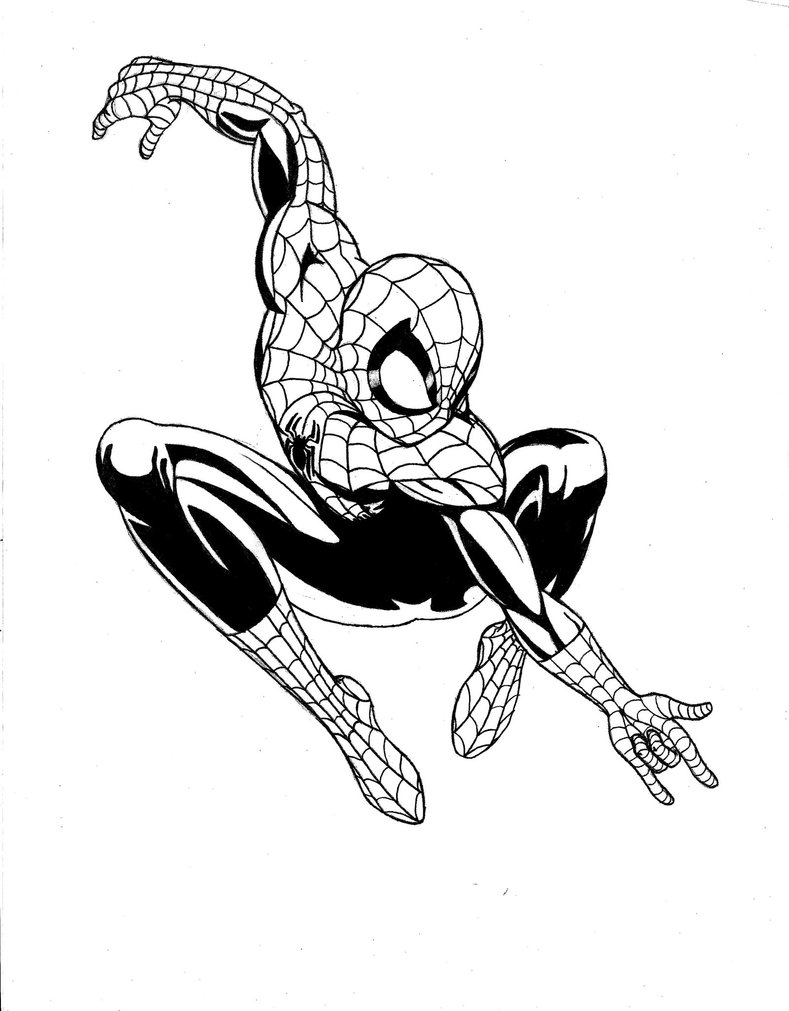 99+ Spider Man Halloween Coloring Pages 98