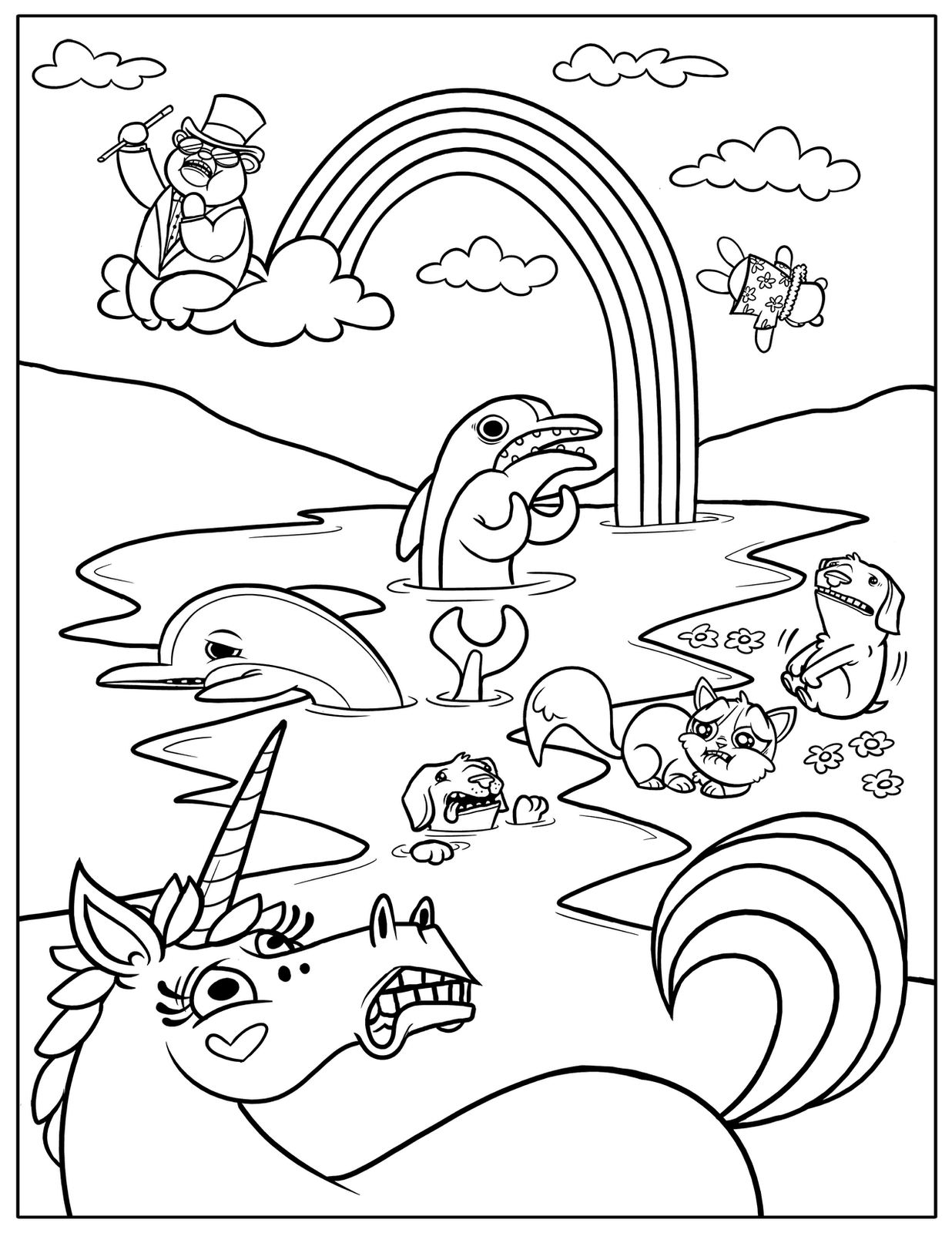 Among Us Coloring Pages for Kids 111