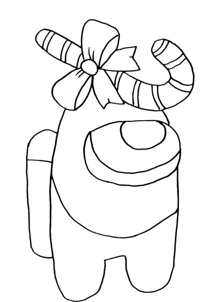 Among Us Coloring Pages for Kids 143