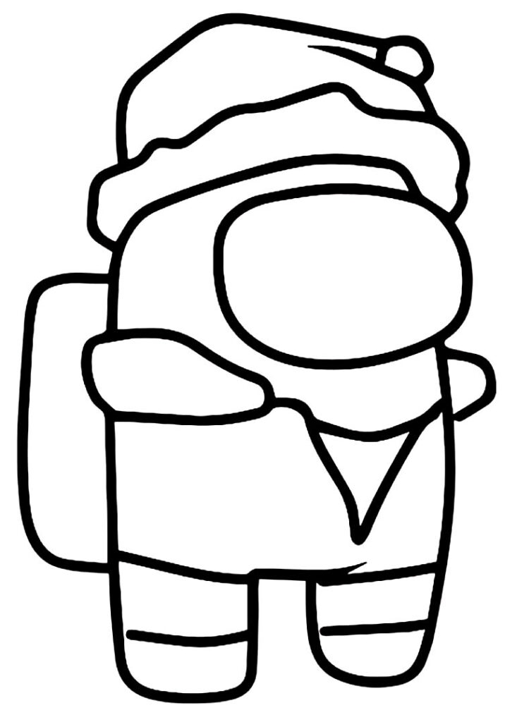 Among Us Coloring Pages for Kids 166