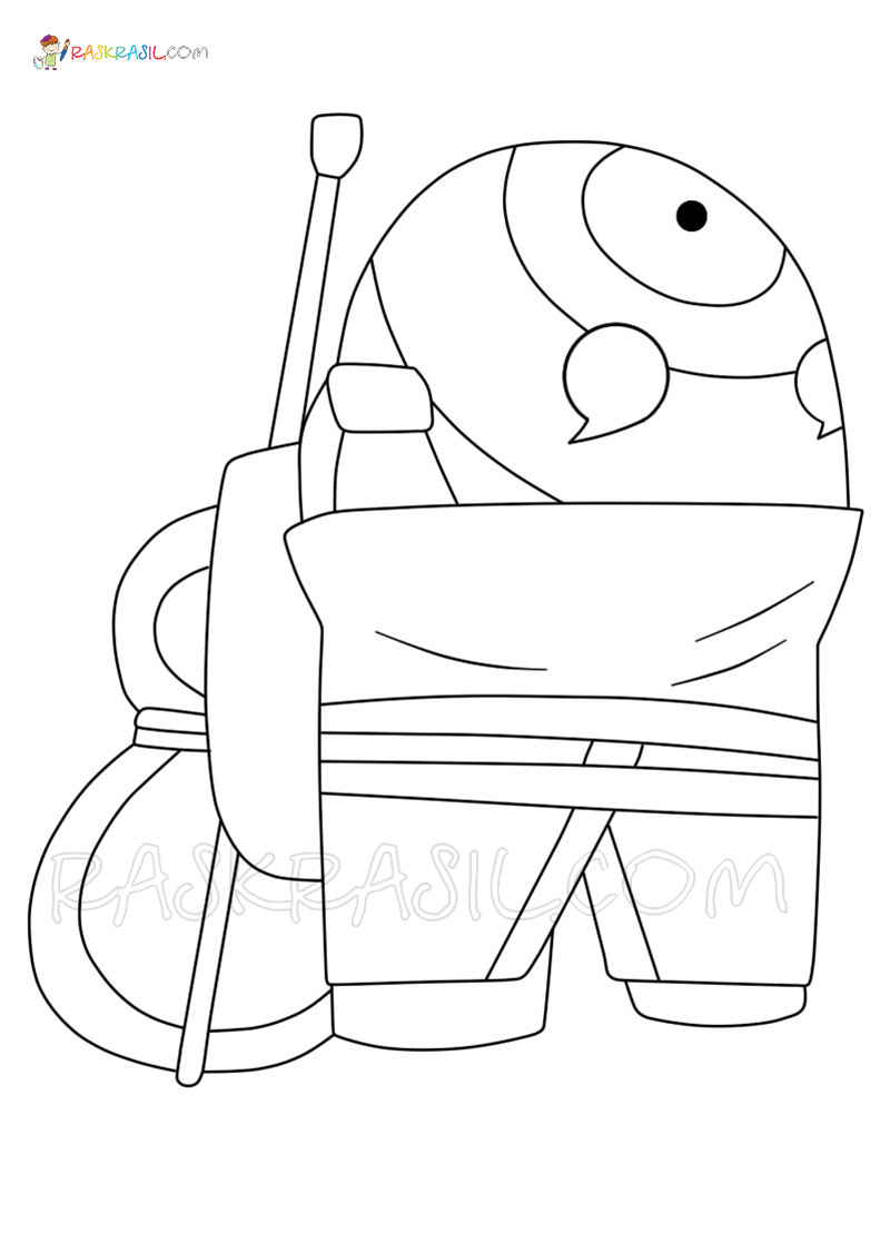 Among Us Coloring Pages for Kids 175