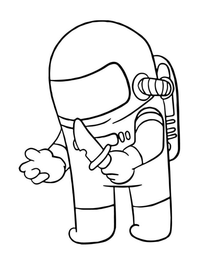 Among Us Coloring Pages for Kids 184