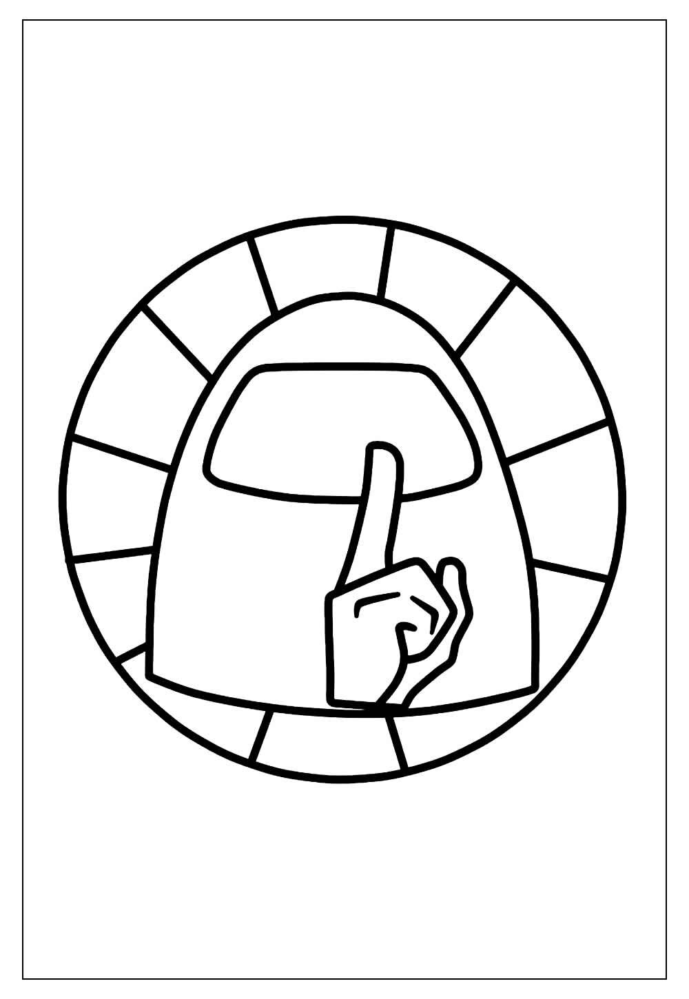 Among Us Coloring Pages for Kids 185