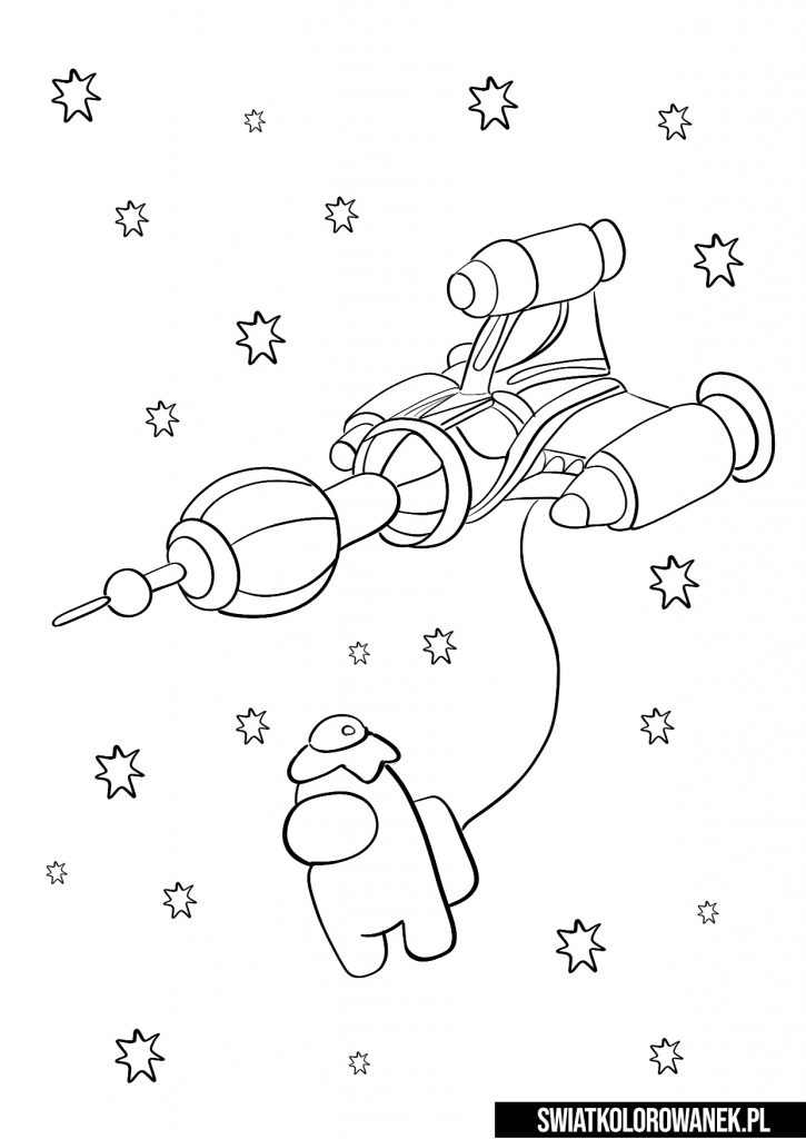 Among Us Coloring Pages for Kids 32