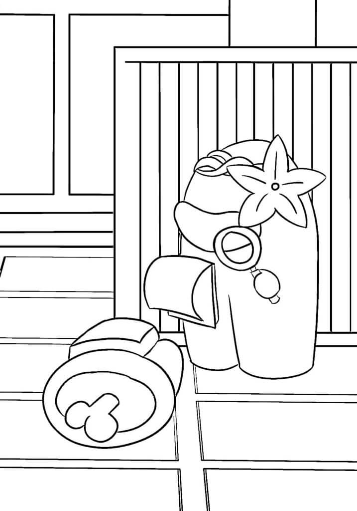 Among Us Coloring Pages for Kids 4