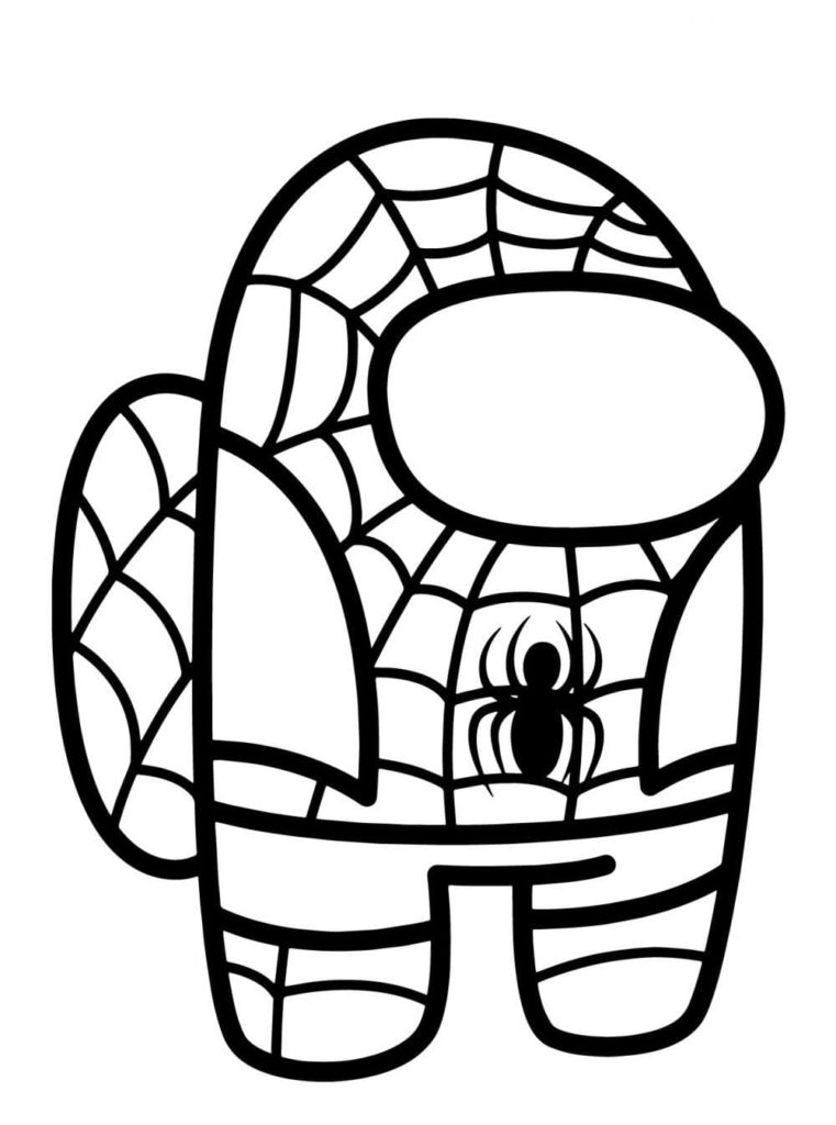 Among Us Coloring Pages for Kids 69