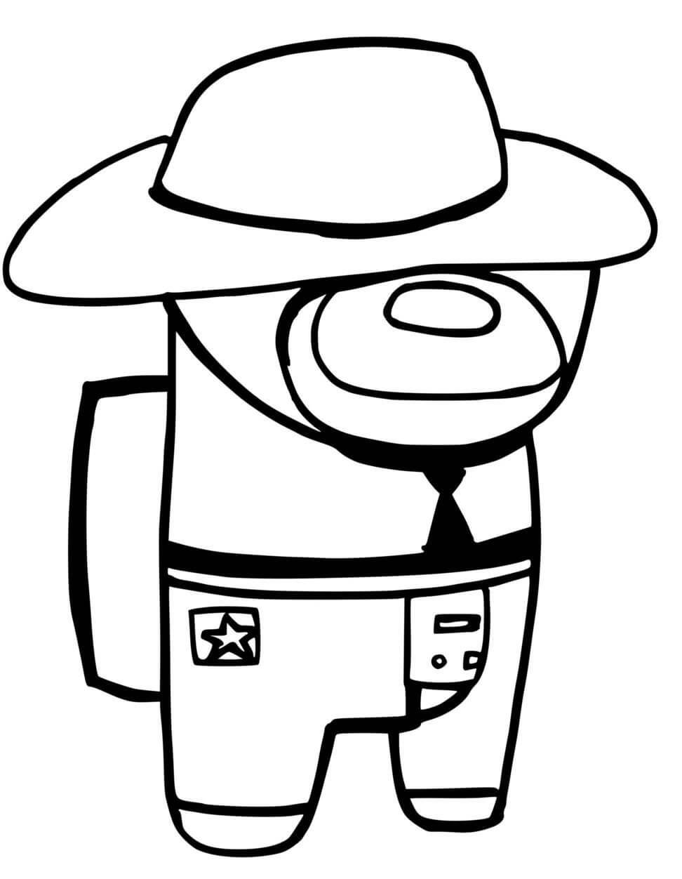 Among Us Coloring Pages for Kids 71