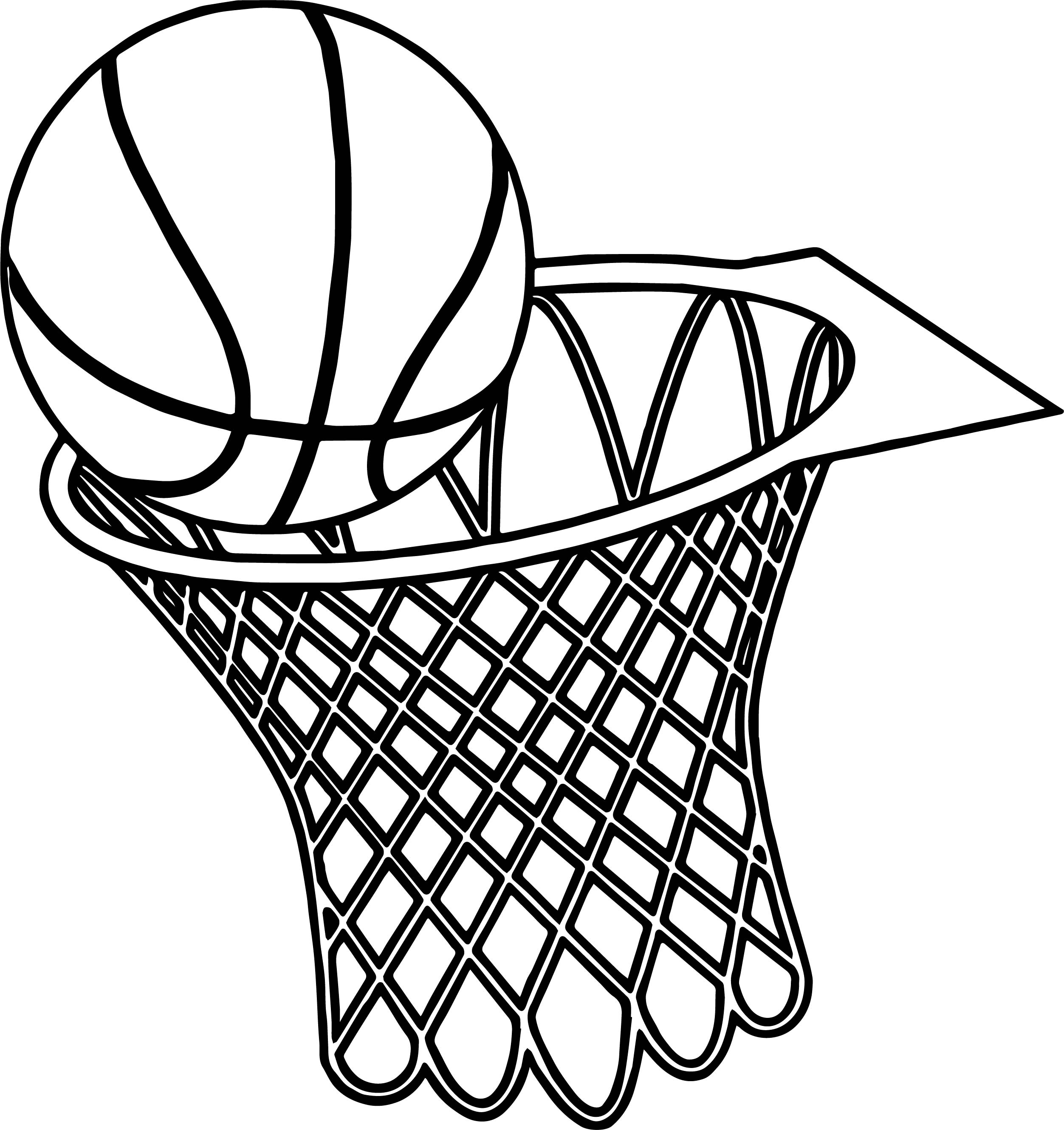 Basketball Coloring Pages Free Printable 1