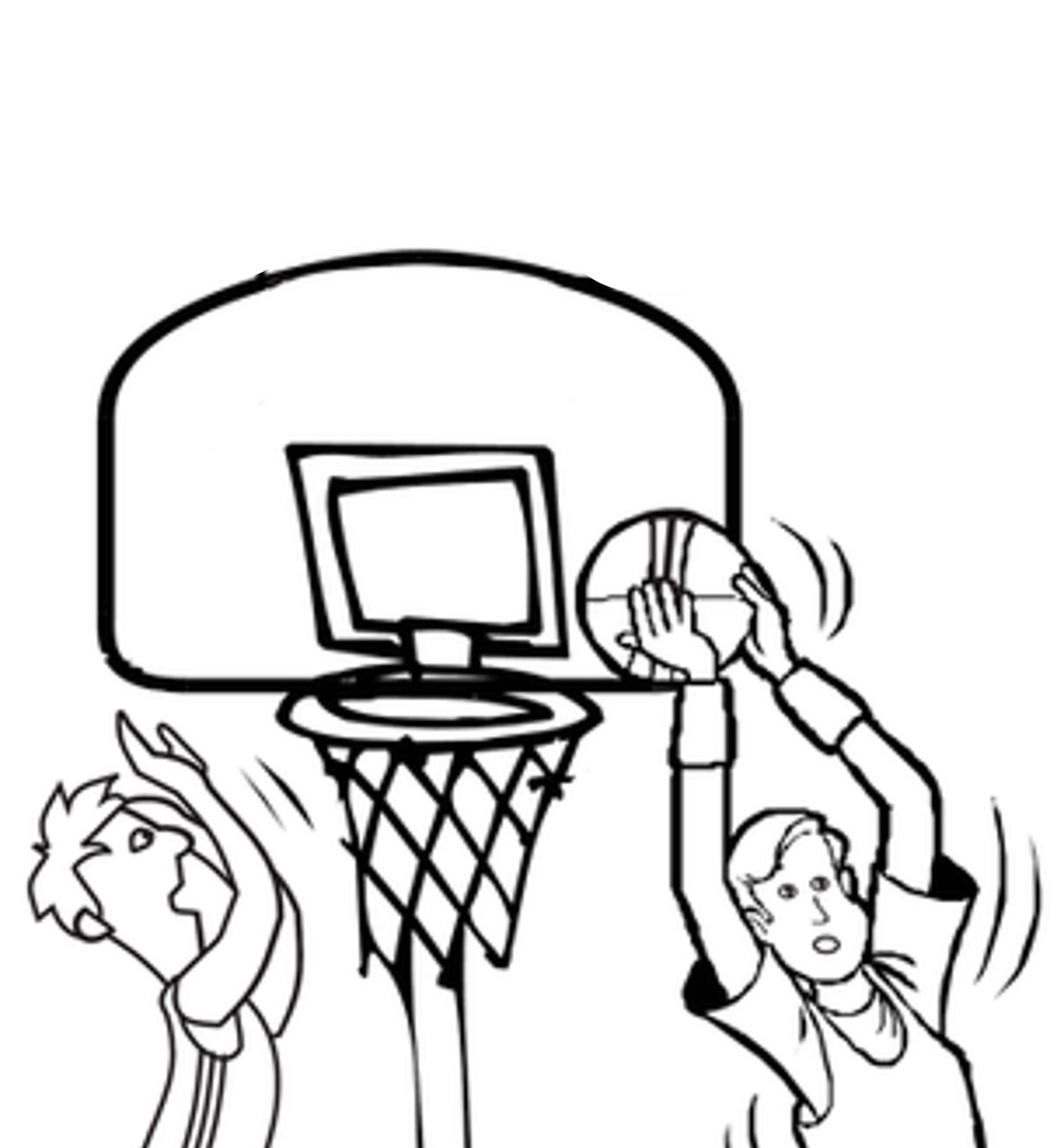 Basketball Coloring Pages Free Printable 100