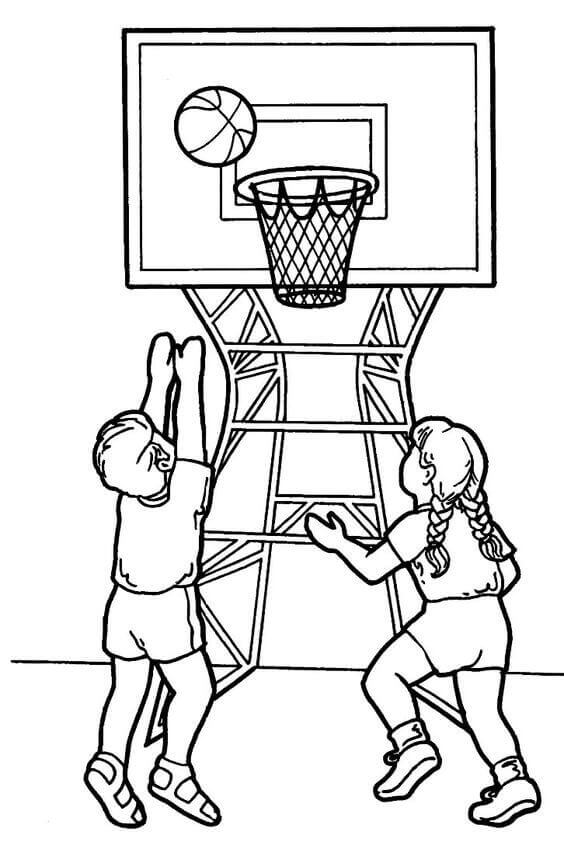 Basketball Coloring Pages Free Printable 104