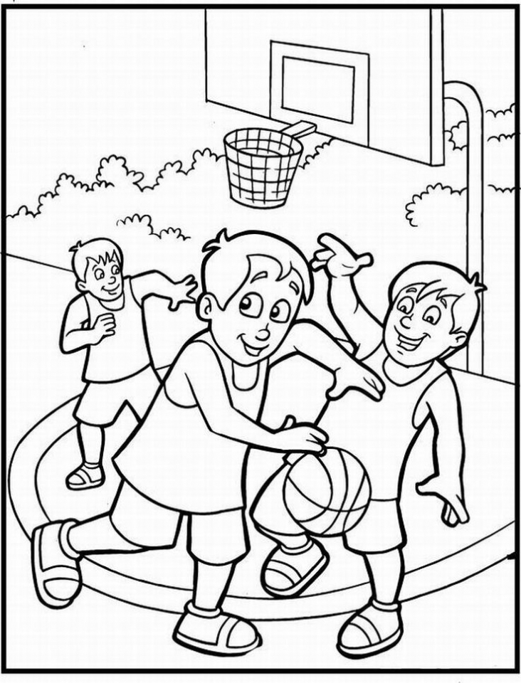 Basketball Coloring Pages Free Printable 105