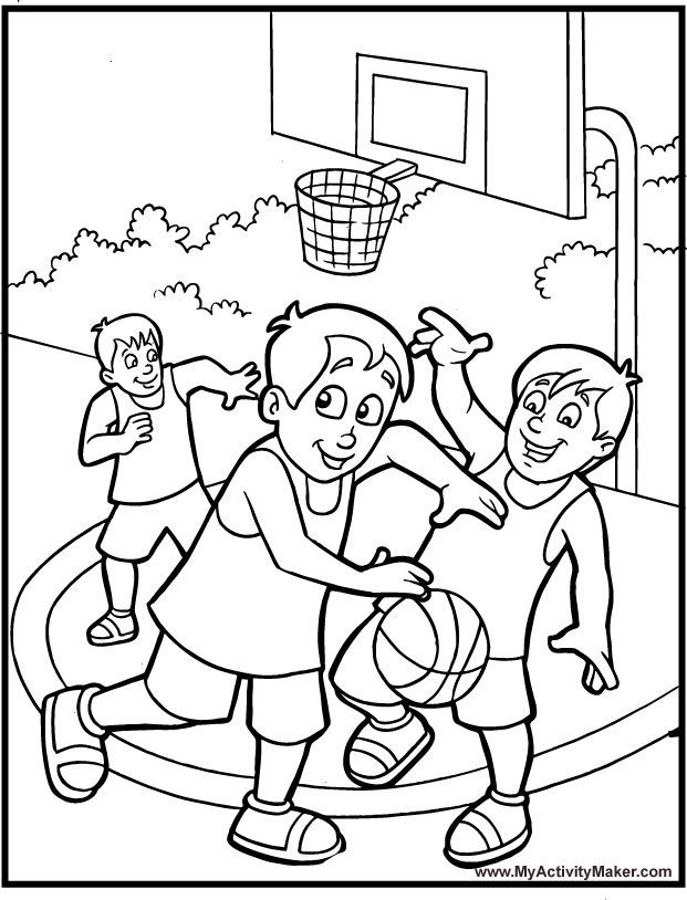 Basketball Coloring Pages Free Printable 107