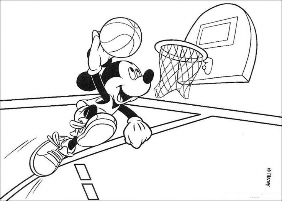 Basketball Coloring Pages Free Printable 108