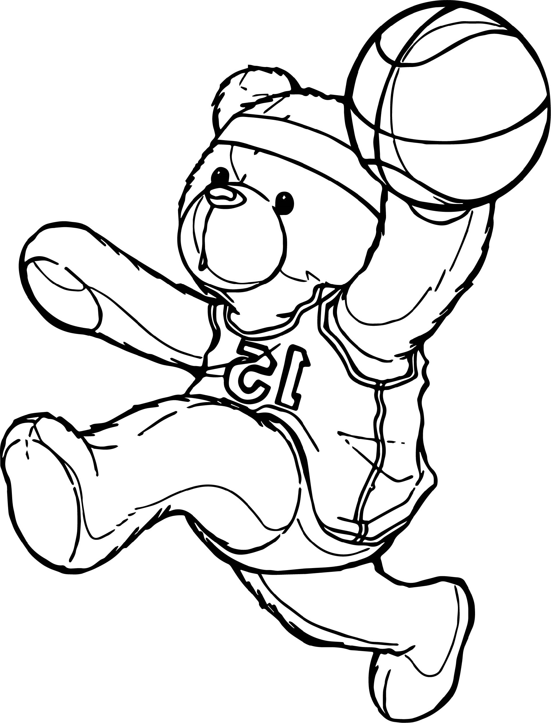 Basketball Coloring Pages Free Printable 112