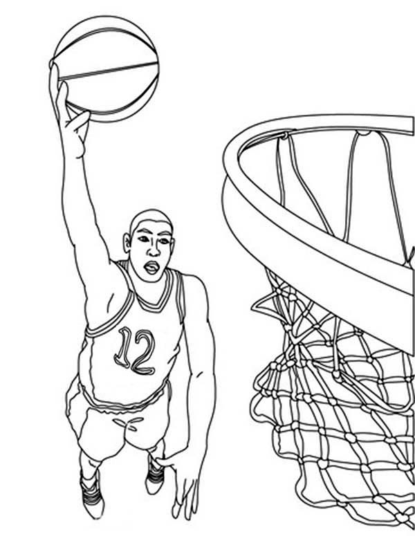 Basketball Coloring Pages Free Printable 123