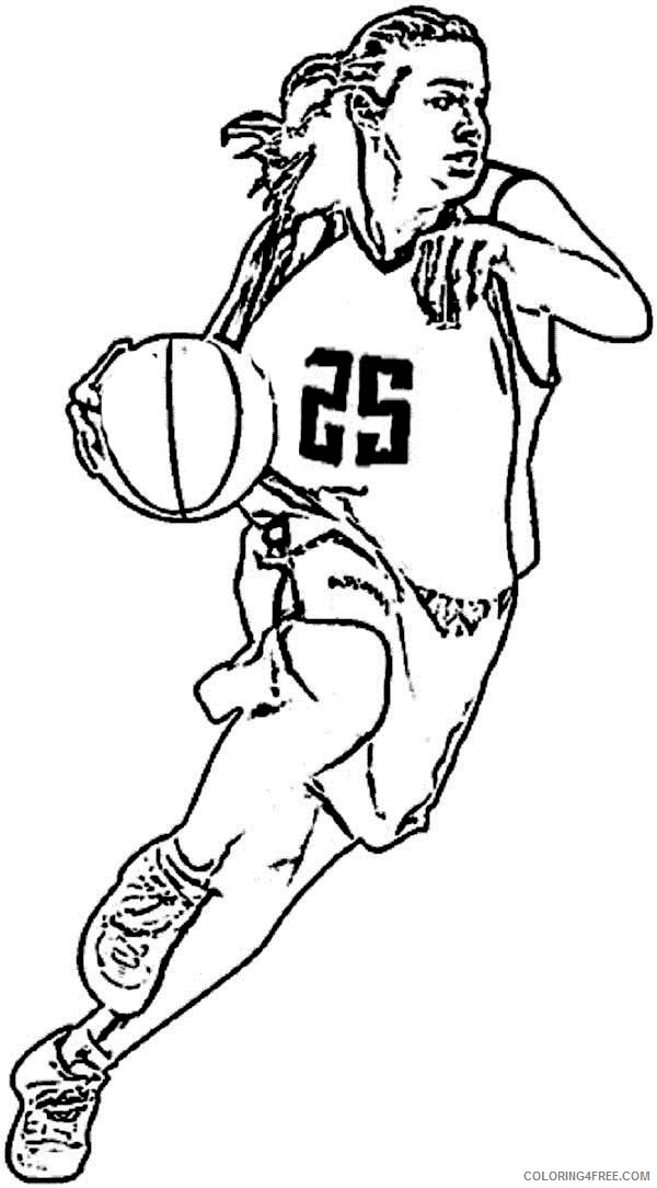 Basketball Coloring Pages Free Printable 137