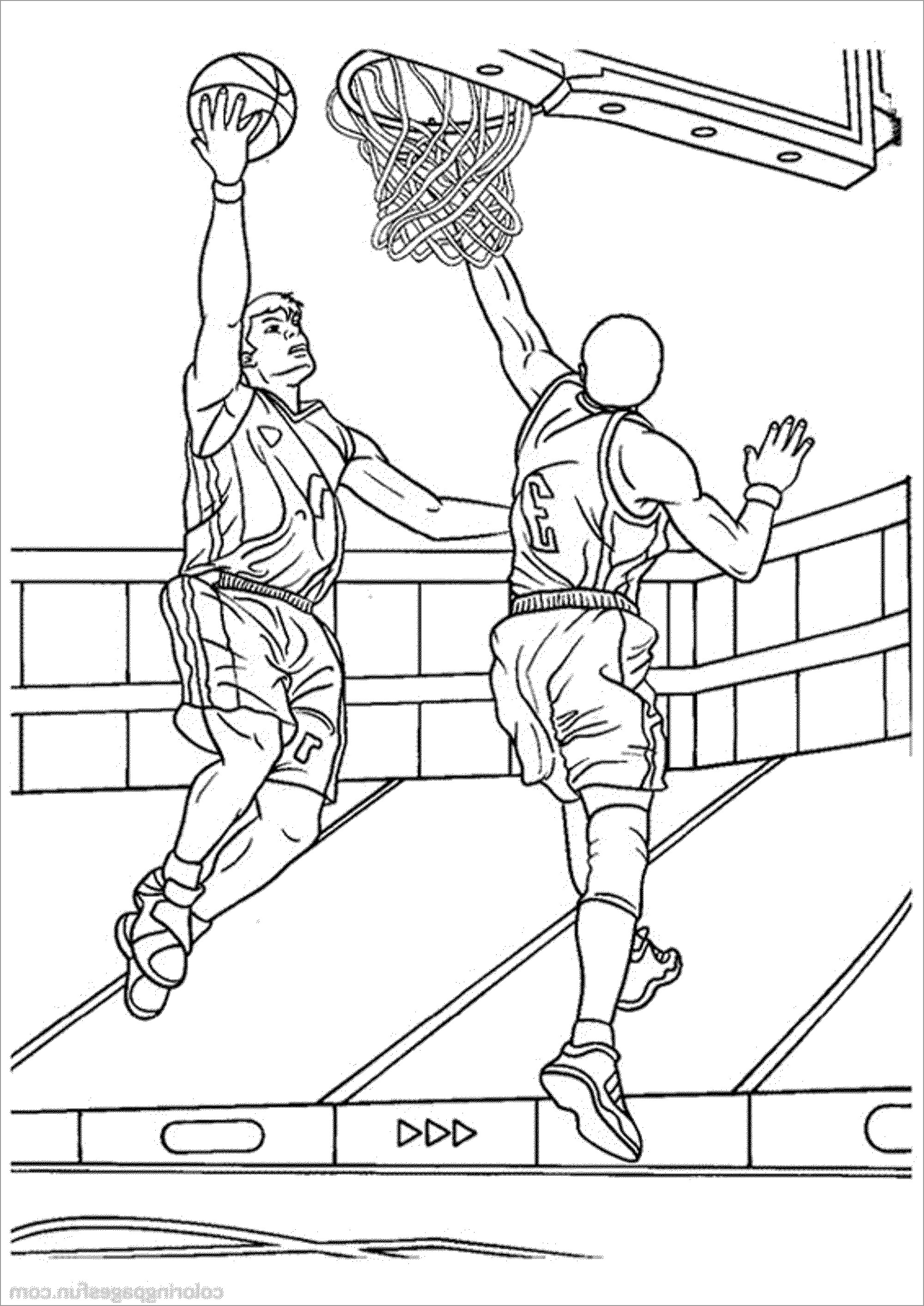 Basketball Coloring Pages Free Printable 139