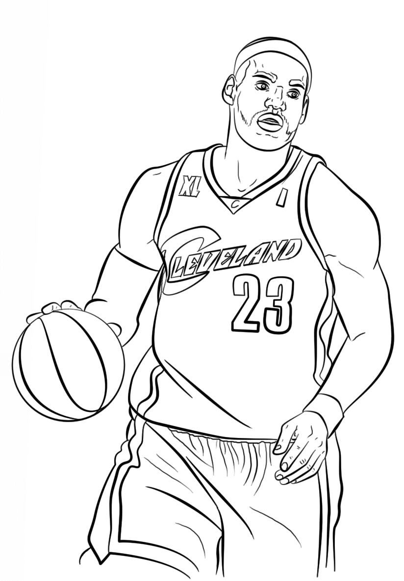 Basketball Coloring Pages Free Printable 145