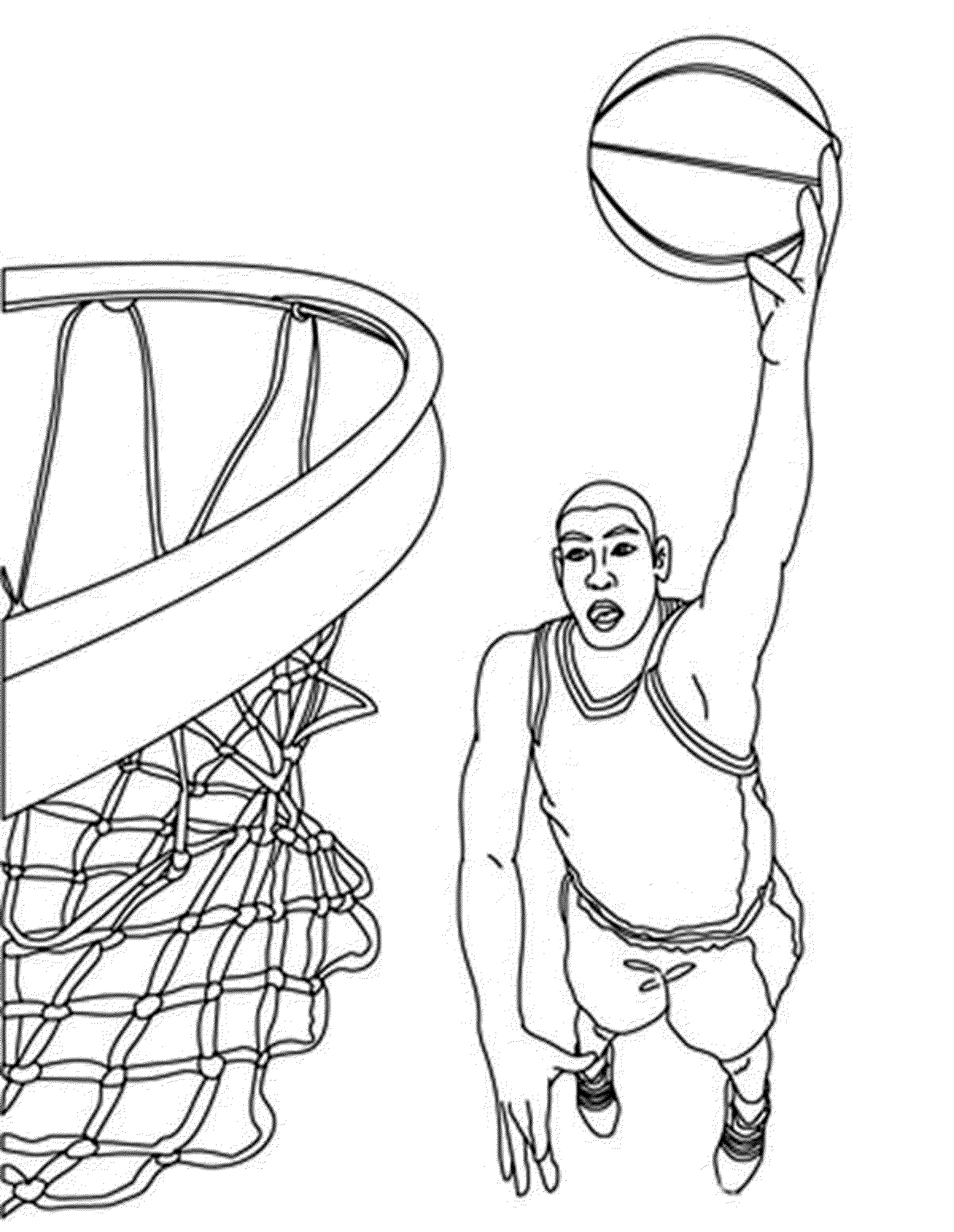 Basketball Coloring Pages Free Printable 146