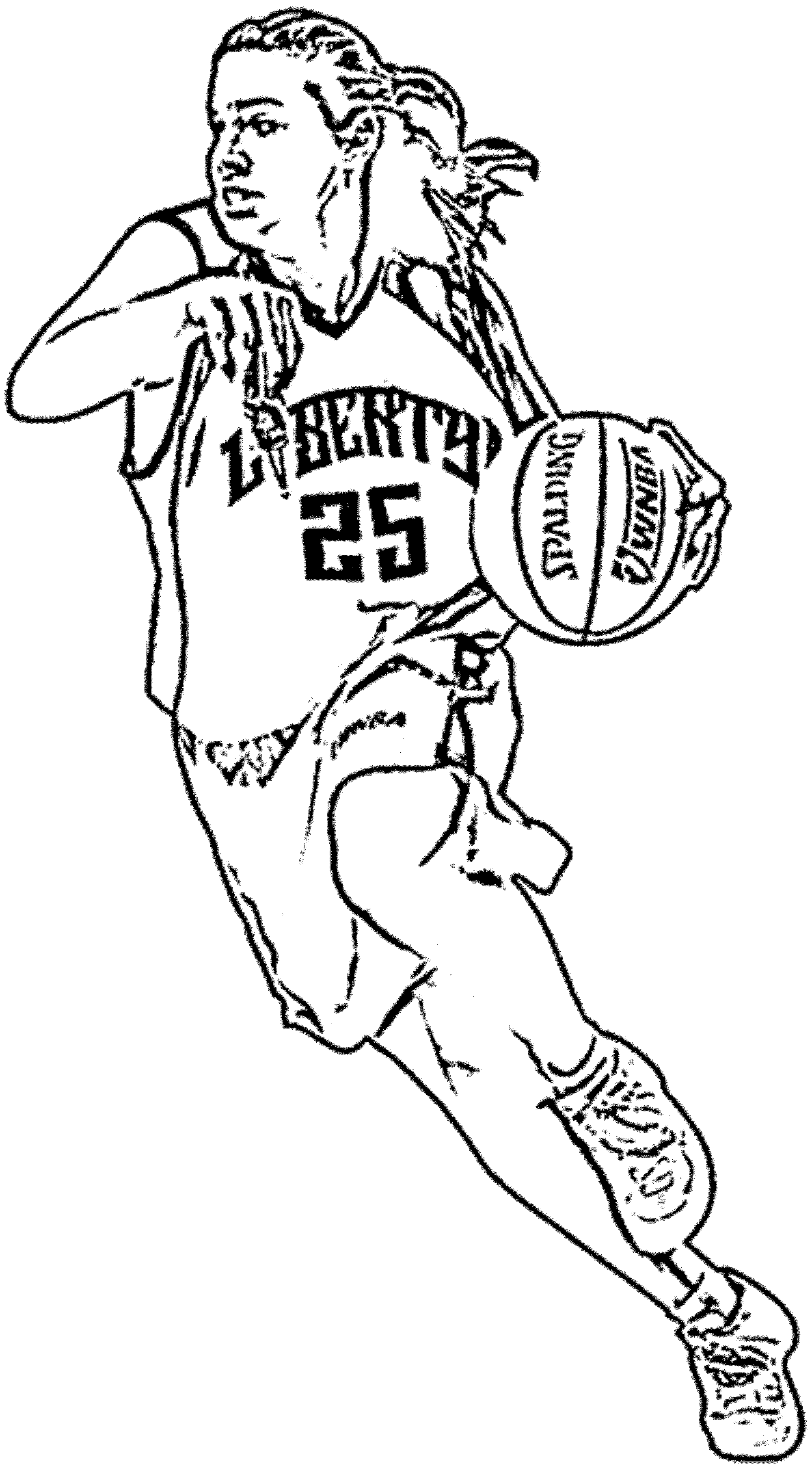 Basketball Coloring Pages Free Printable 160