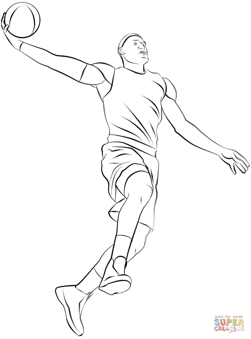 Basketball Coloring Pages Free Printable 166