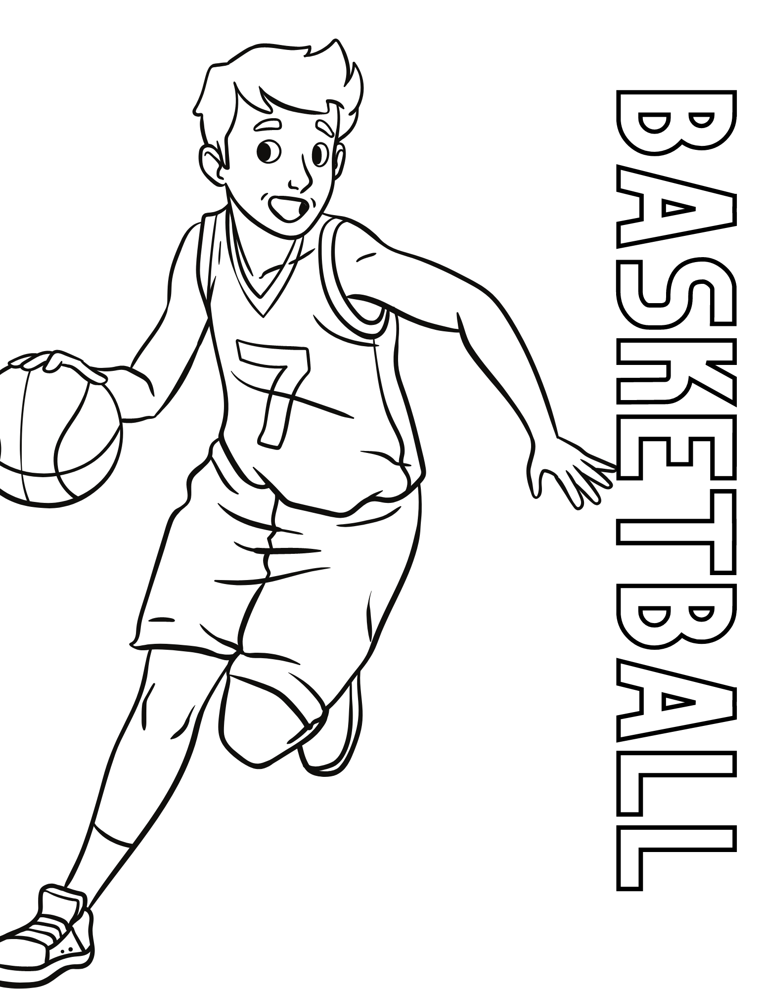 Basketball Coloring Pages Free Printable 171