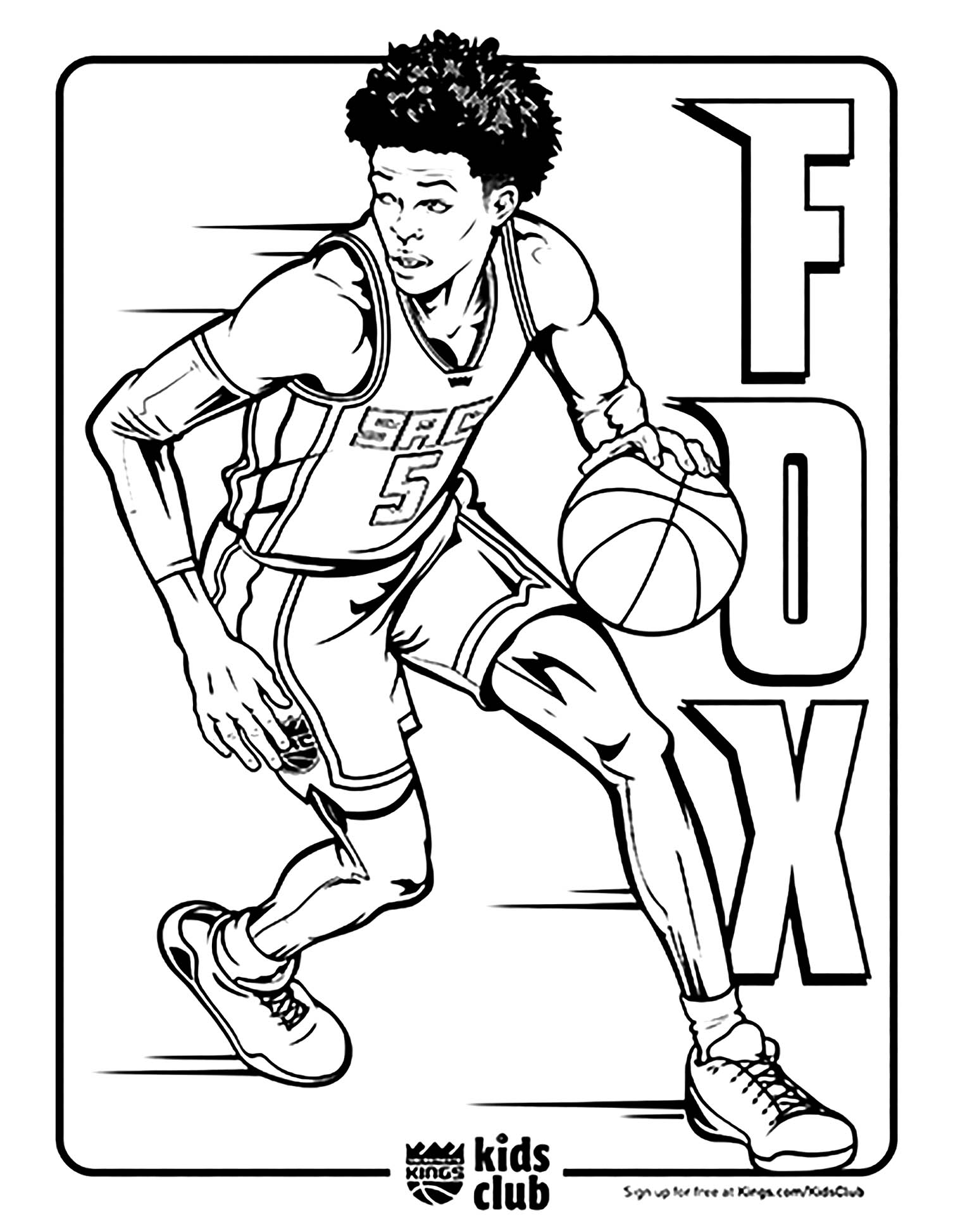 Basketball Coloring Pages Free Printable 175