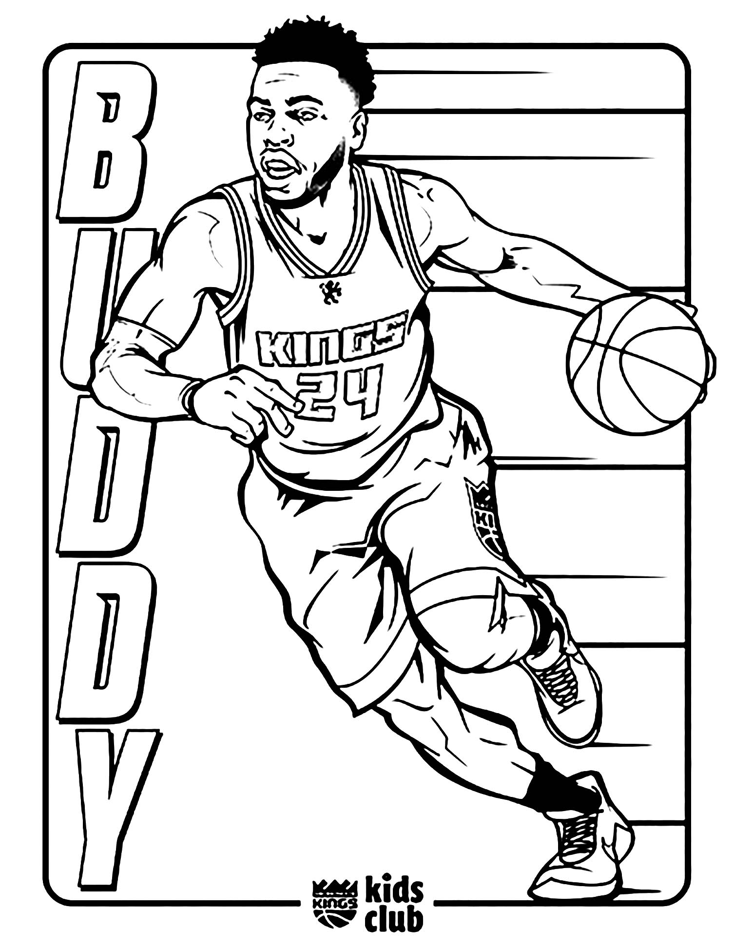 Basketball Coloring Pages Free Printable 192