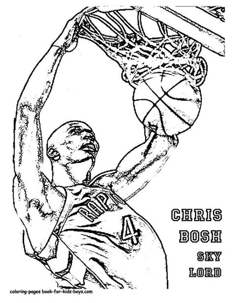 Basketball Coloring Pages Free Printable 197