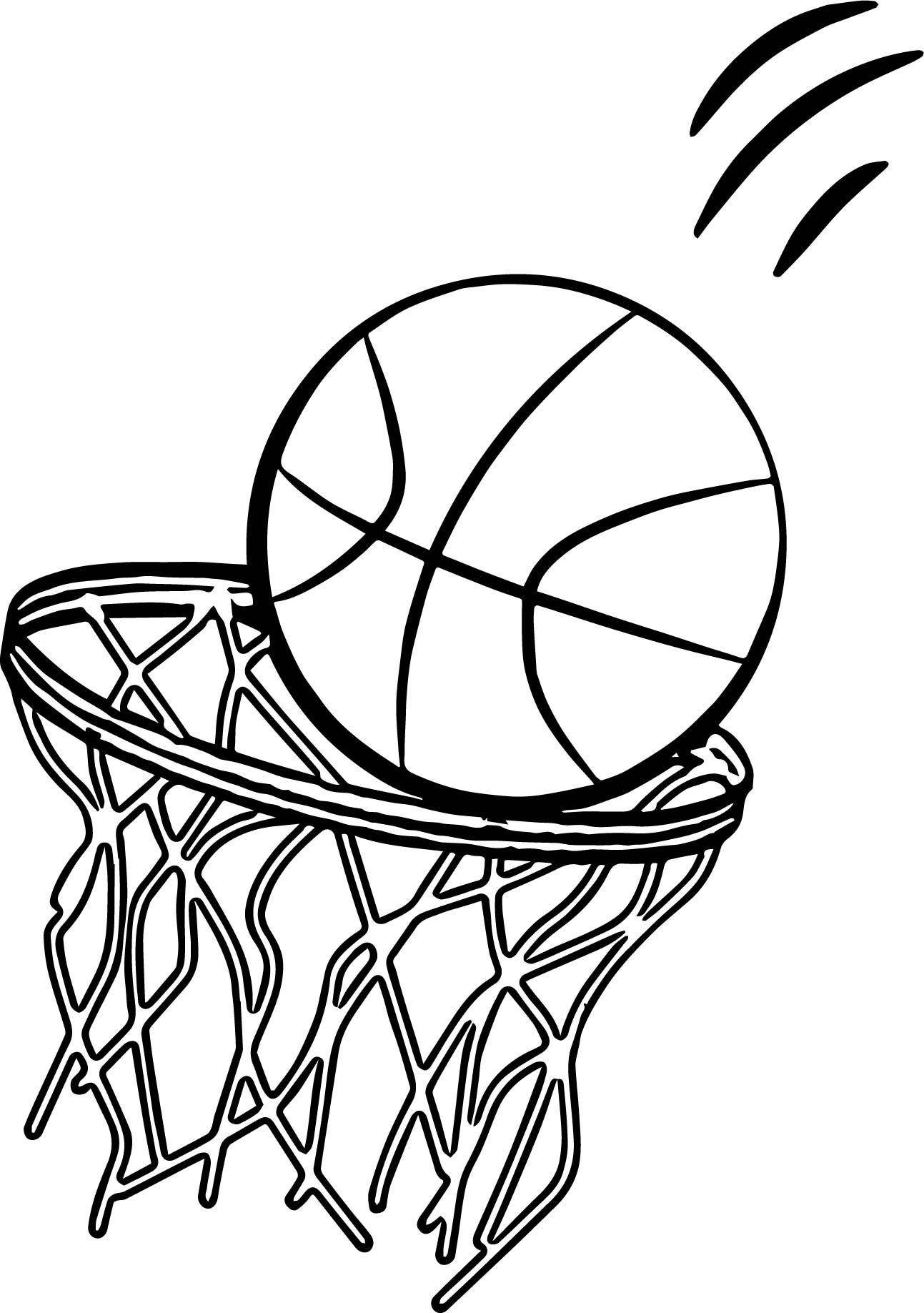 Basketball Coloring Pages Free Printable 2