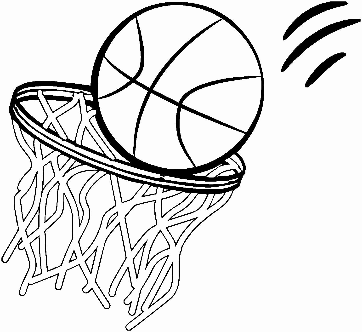 Basketball Coloring Pages Free Printable 30