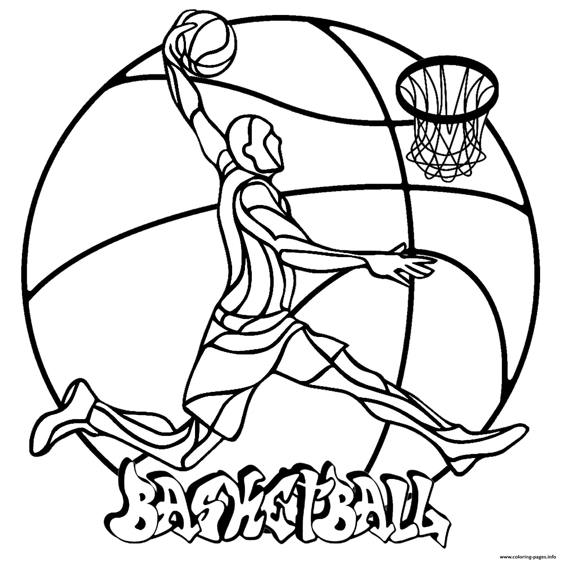 Basketball Coloring Pages Free Printable 31